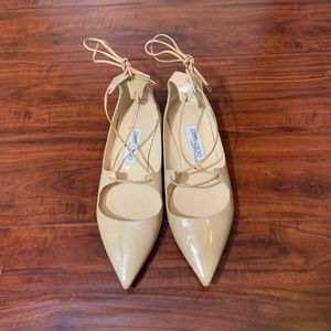 Jimmy Choo Nude Flats Size 38